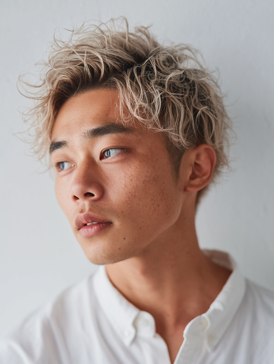 メンズカラー 岐阜 ブロンドパーマ