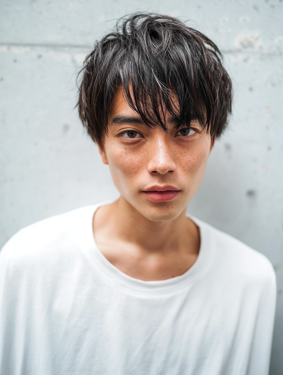 メンズカット 岐阜 マッシュ