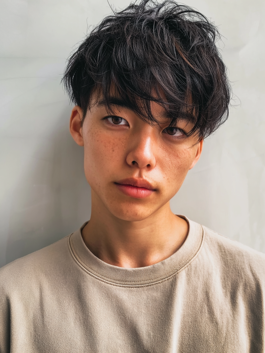 メンズカット 岐阜 マッシュフリンジ