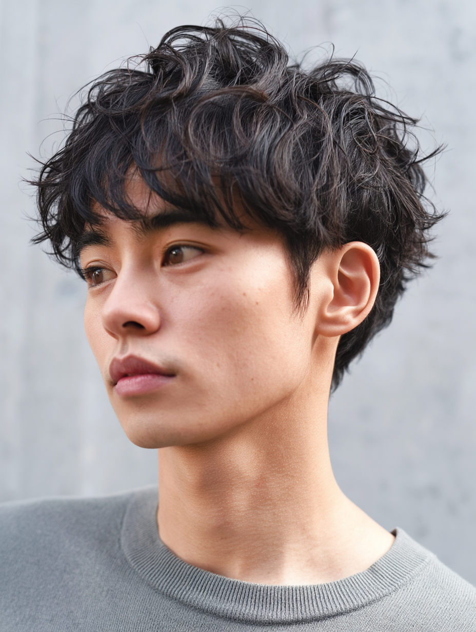 メンズパーマ 岐阜 ウェーブロング