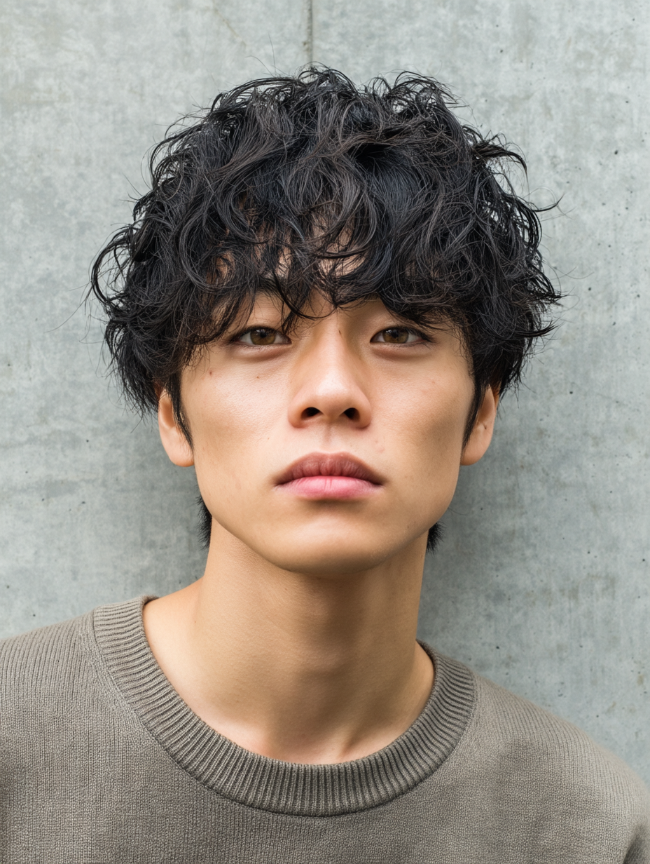 メンズパーマ 岐阜 ストロングカール