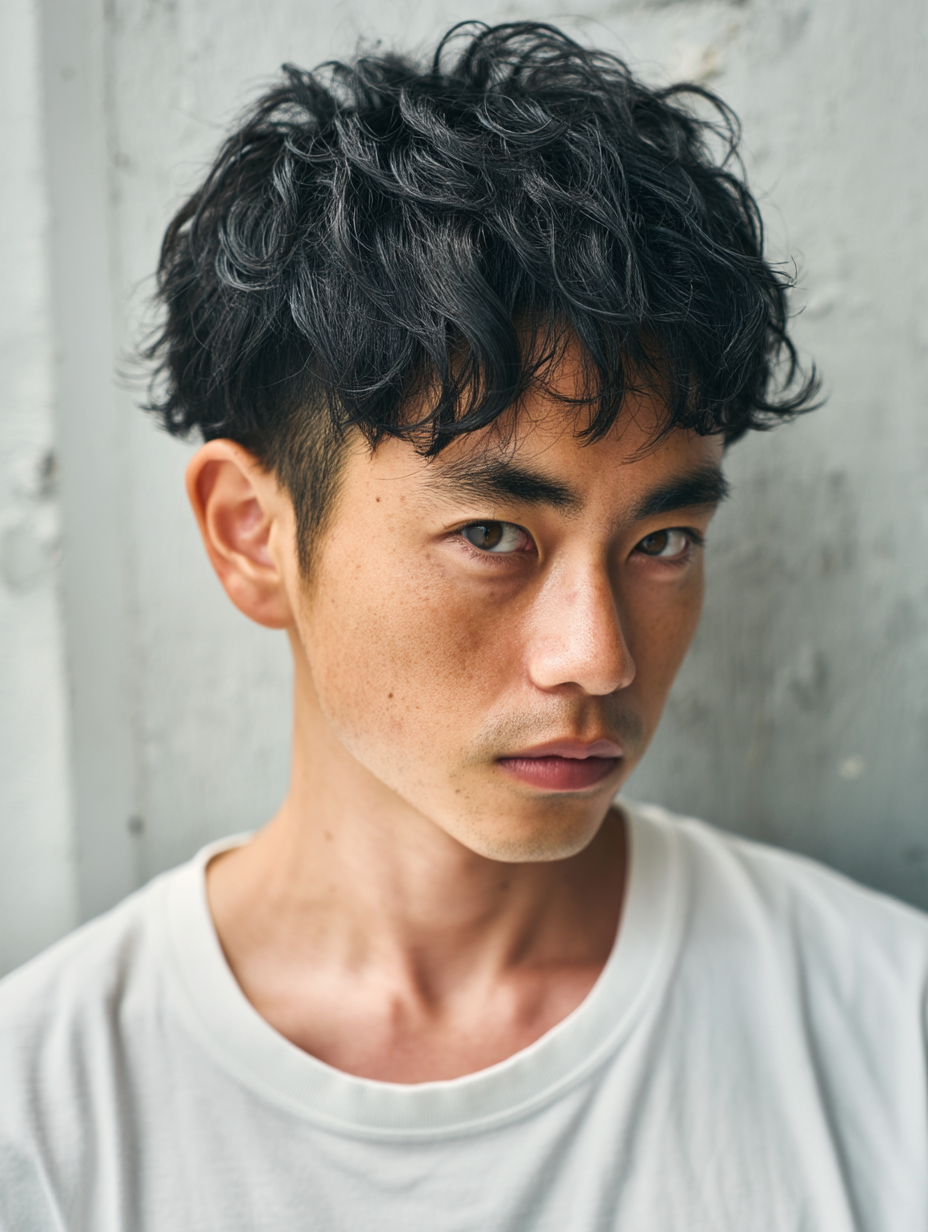 メンズパーマ 岐阜 ミディアム