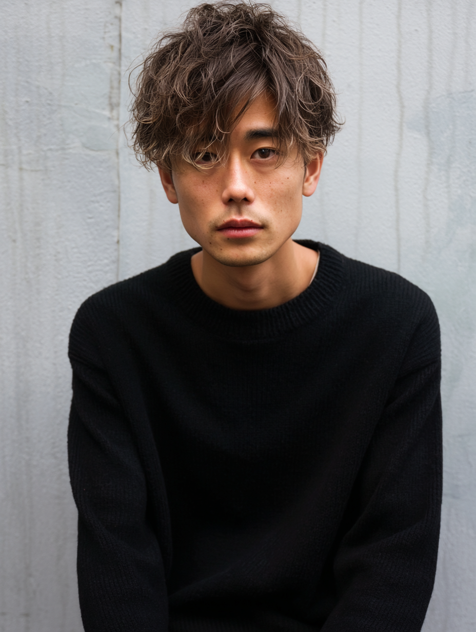 メンズパーマ 岐阜 ナチュラル