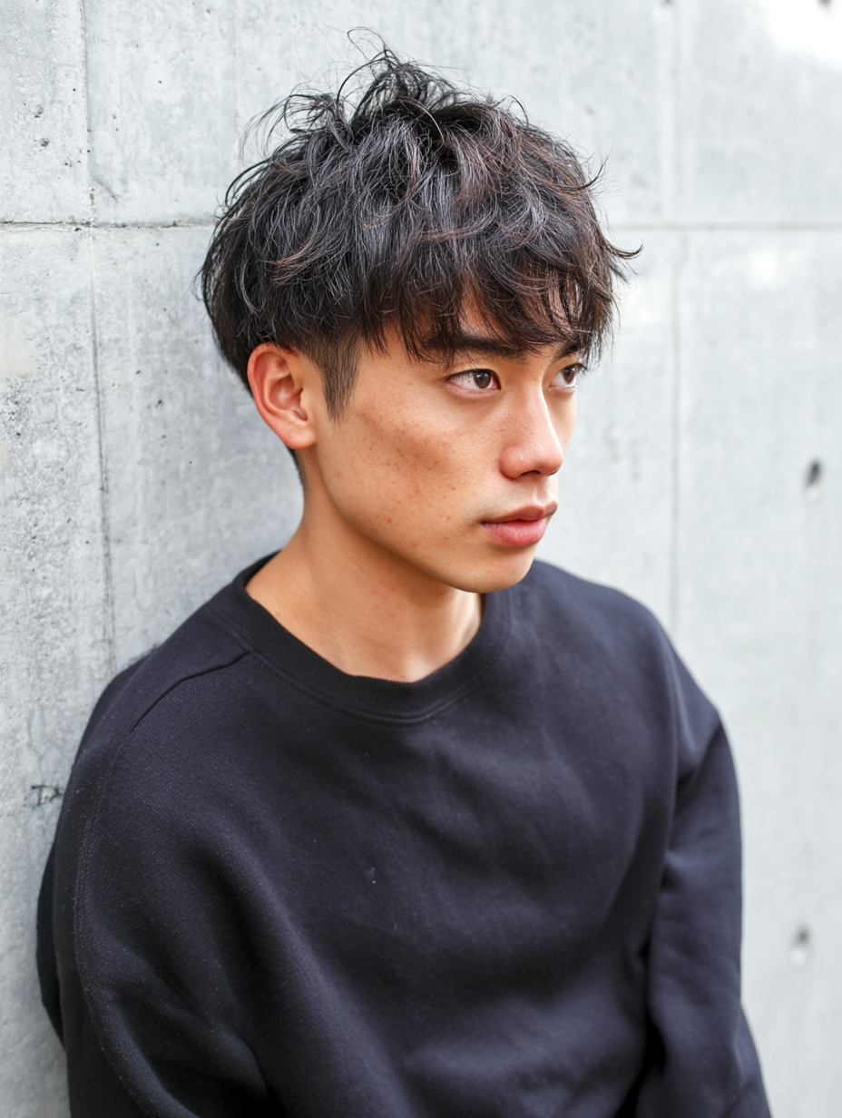 メンズパーマ 岐阜 マッシュパーマ